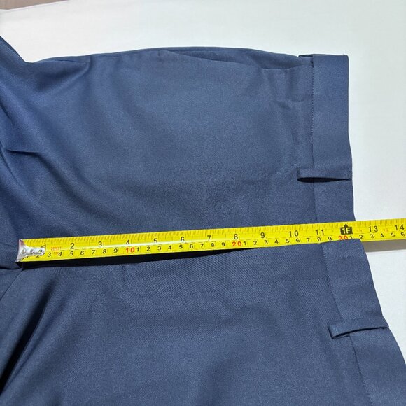 Saddlebred Traveler Comfort Flex Dress Pants 36x32 Dark Blue Straight Fit NWT - Picture 12 of 13